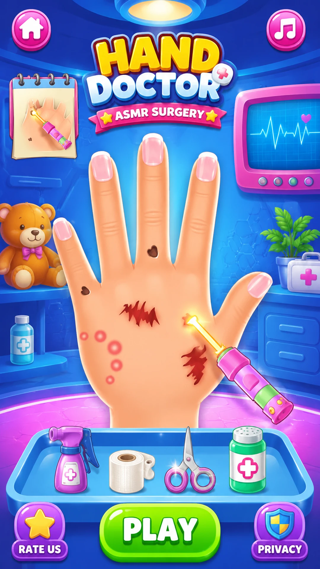 Hand Doctor: ASMR Surgery screenshot